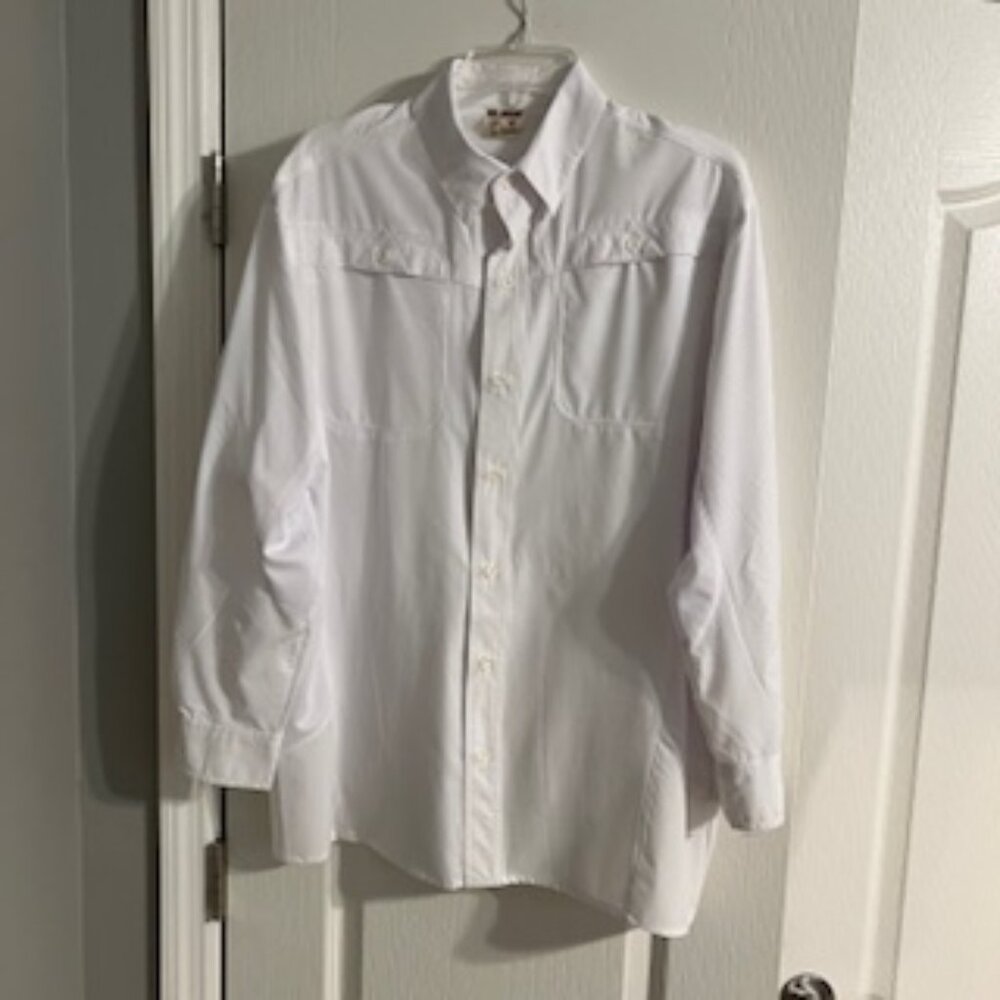 Reel Legends Men's Long Sleeve Vented Fishing Shirt Medium